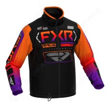 Куртка FXR Cold Cross RR с утеплителем Black/Orange/Purple