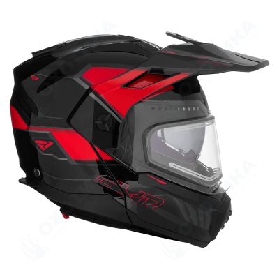 Шлем FXR Maverick X Pro с подогревом Black/Red