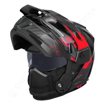 Шлем FXR Maverick X Pro с подогревом Black/Red