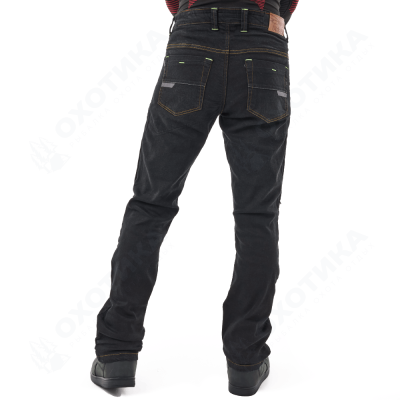 МотоДжинсы URBAN Black с защитой