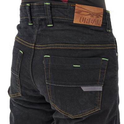 МотоДжинсы URBAN Black с защитой