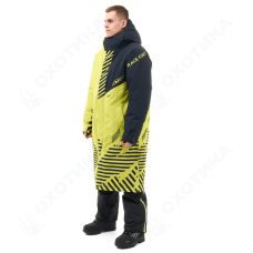 Плащ зимний RACE COAT Man Lime - Black