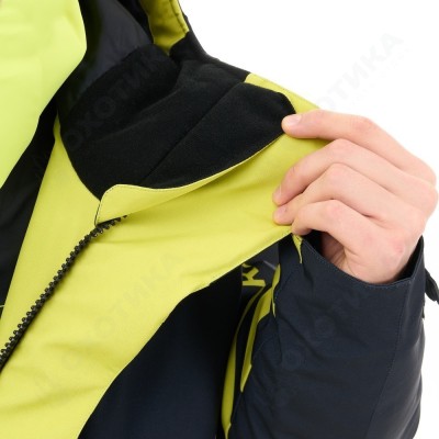 Плащ зимний RACE COAT Man Lime - Black