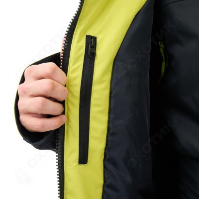 Плащ зимний RACE COAT Man Lime - Black