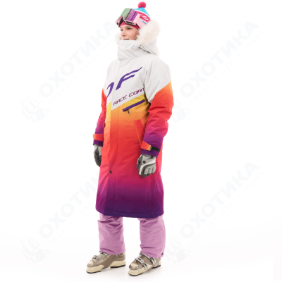 Плащ зимний RACE COAT WINTER SUNSET Woman Orange - Violet