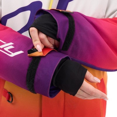 Плащ зимний RACE COAT WINTER SUNSET Woman Orange - Violet