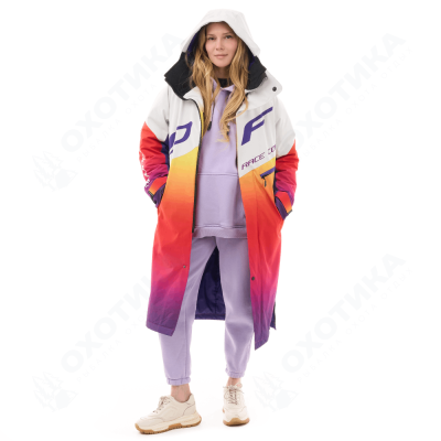 Плащ зимний RACE COAT WINTER SUNSET Woman Orange - Violet