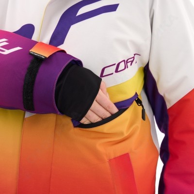 Плащ зимний RACE COAT WINTER SUNSET Woman Orange - Violet