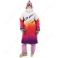 Плащ зимний RACE COAT WINTER SUNSET Woman Orange - Violet