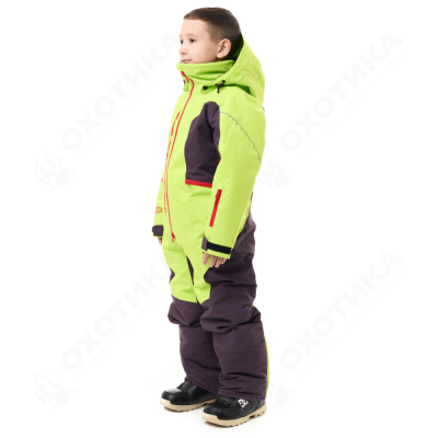 Комбинезон утепленный GRAVITY Junior Lime - Plum
