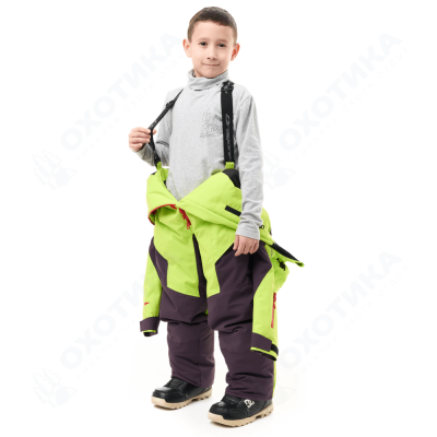 Комбинезон утепленный GRAVITY Junior Lime - Plum