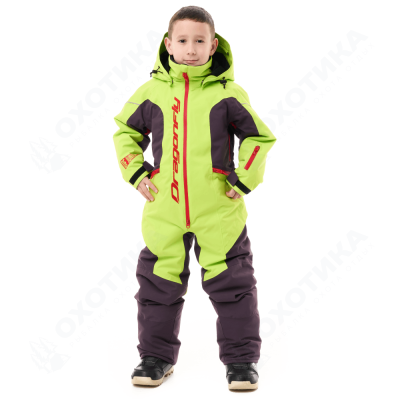 Комбинезон утепленный GRAVITY Junior Lime - Plum