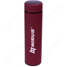 Термос 049-R 450ML с термодатчиком красный (N.TM-049-R) Nisus