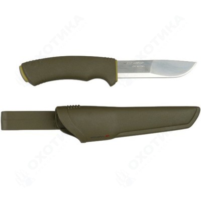 Нож Morakniv BushCraft Forest, нержавеющая сталь, рез. рукоять