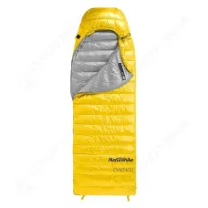 Мешок спальный Naturehike CWZ400 NH19W400-Z с пуховым конвертом L желт...