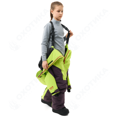 Комбинезон утепленный GRAVITY Teenager Lime - Plum