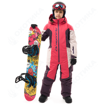 Комбинезон утепленный GRAVITY Teenager Pink - Plum - Light Grey