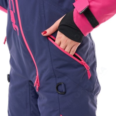 Комбинезон утепленный EXTREME Woman Dark Blue - Pink Cat