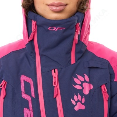 Комбинезон утепленный EXTREME Woman Dark Blue - Pink Cat