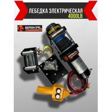 ЛЕБЕДКА ЭЛЕКТРИЧЕСКАЯ АВТОМОБИЛЬНАЯ BAIKAL 4000 LBS 12V СИНТЕТИЧЕСКИЙ ...