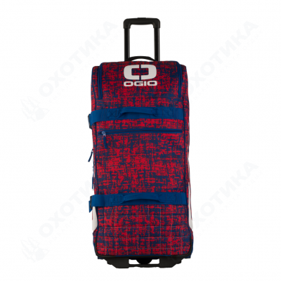 Сумка Ogio Trucker на колесиках Chaos red/blue