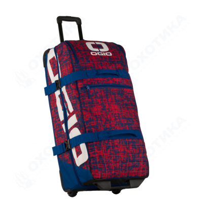 Сумка Ogio Trucker на колесиках Chaos red/blue