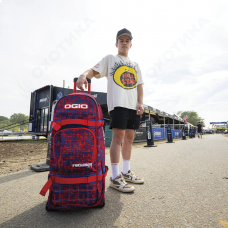Сумка Ogio Rig 9800 на колесиках Chaos red/blue