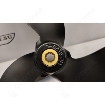 Винт Suzuki DF4, DF5, DF6 (3x7 7/8x6 3/4), черный