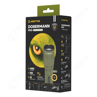 Armytek Dobermann Pro Magnet USB Warm (Olive)