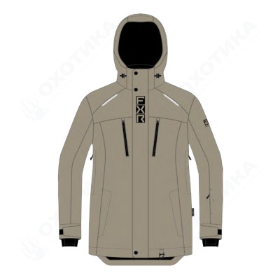 Куртка FXR Aerial с утеплителем Stone/Black