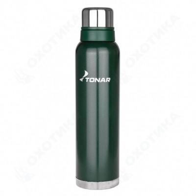 Термос (HS.TM-059-G) 1600ML с ситечком зеленый (2 крышки-кружки) TONAR