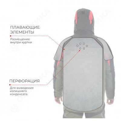 Костюм-поплавок зимний Рескью 3 RESСUER III NEW (утеплитель Alpolux) ХСН 9915 (СНЯТ С ПРОИЗВОДСТВА)