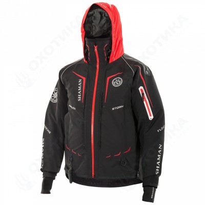 Костюм-поплавок зимний «Angler (-20)» Black/Red S311 ХСН