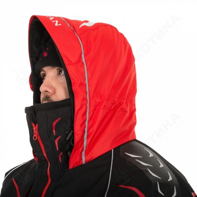 Костюм-поплавок зимний «Angler (-20)» Black/Red S311 ХСН