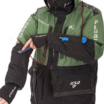 Костюм-поплавок зимний мужской «Rescuer VI» Светло-зеленый ХСН 9919-6