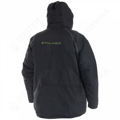 Костюм демисезонный «Stalker II (-15)» Черный (зеленые молнии)