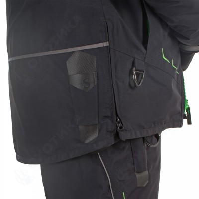 Костюм-поплавок зимний Angler (-20) Black/Green S-311-0 Shaman ХСН