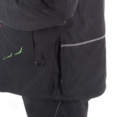 Костюм-поплавок зимний Angler (-20) Black/Green S-311-0 Shaman ХСН