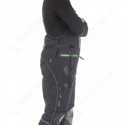 Костюм-поплавок зимний Angler (-20) Black/Green S-311-0 Shaman ХСН