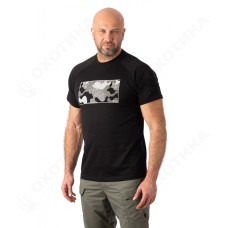 Футболка 7.62 Urban Camo (Урбан Камо) (хлопок, черный) 7TS-02BLK