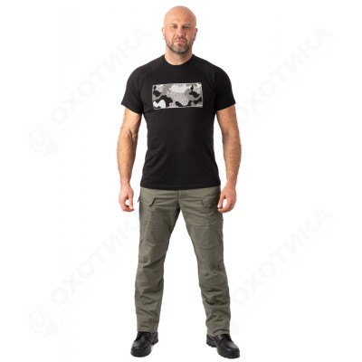 Футболка 7.62 Urban Camo (Урбан Камо) (хлопок, черный) 7TS-02BLK