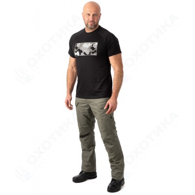 Футболка 7.62 Urban Camo (Урбан Камо) (хлопок, черный) 7TS-02BLK