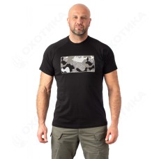 Футболка 7.62 Urban Camo (Урбан Камо) (хлопок, черный) 7TS-02BLK