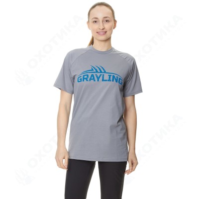 Футболка GRAYLING Logo T-Shirt (Лого) (хлопок, серый) GTS-02GR