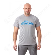 Футболка GRAYLING Logo T-Shirt (Лого) (хлопок, серый) GTS-02GR
