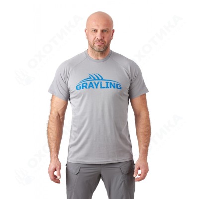 Футболка GRAYLING Logo T-Shirt (Лого) (хлопок, серый) GTS-02GR