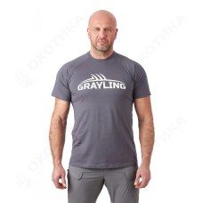 Футболка GRAYLING Logo T-Shirt (Лого) (хлопок, графит) GTS-02GRT
