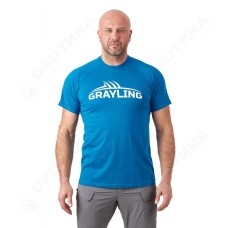 Футболка GRAYLING Logo T-Shirt (Лого) (хлопок, синий) GTS-02BL