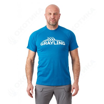 Футболка GRAYLING Logo T-Shirt (Лого) (хлопок, синий) GTS-02BL