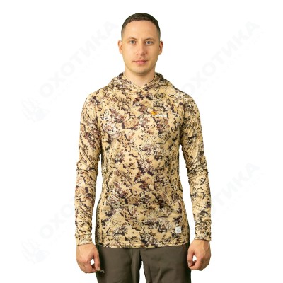 Лонгслив с капюшоном PRIDE Ocelot (Оцелот)(камыш) PRLSH-02RDS
